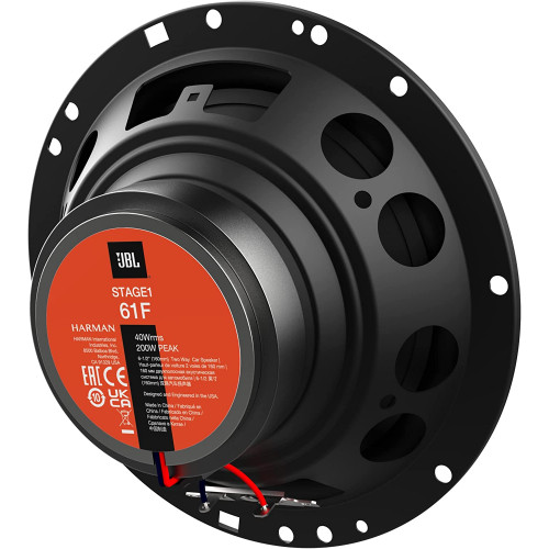 Коаксіальна акустична система JBL STAGE1 61F – JBL – 16-17 см (6.5-7") <br><br> Купити в CarAuto – Від перевіреного виробника – Можлива адресна доставка – Доступна розстрочка – Сервісна підтримка 