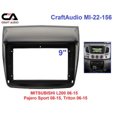 Перехідна рамка CraftAudio MI-22-156 MITSUBISHI L200 06-15 / Pajero Sport 08-15 / Triton 06-15 9"