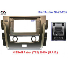 Перехідна рамка CraftAudio NI-22-255 NISSAN Patrol (Y62) 2015+ 10,1"