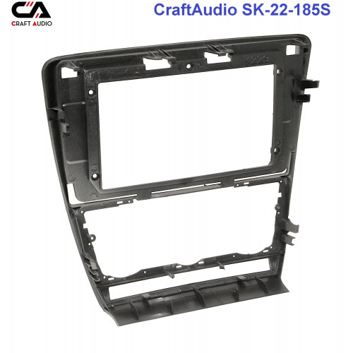 Перехідна рамка CraftAudio SK-22-185S SKODA Octavia 2008-2013 silverПерехідна рамка CraftAudio SK-22-185S SKODA Octavia 2008-2013 silver 9"