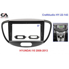 Перехідна рамка CraftAudio HY-22-143 HYUNDAI i10 2008-2013 9"