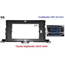 Перехідна рамка CraftAudio TOY-22-513 TOYOTA Highlander 2013-2019 10.1"