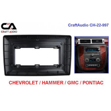 Перехідна рамка CraftAudio CH-22-997 CHEVROLET Tahoe 07-14, HAMMER H2 08-09 10"