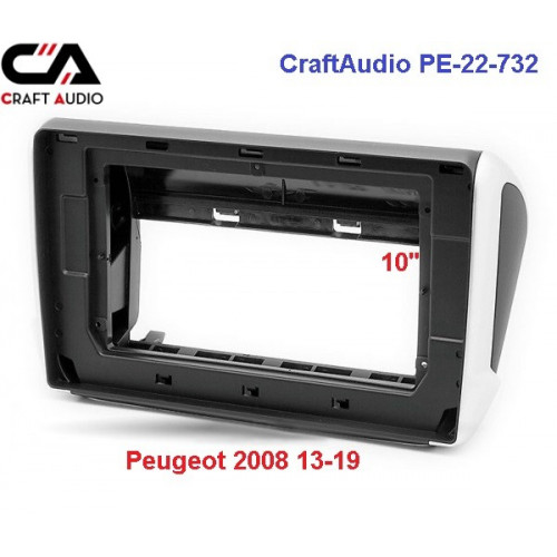 Перехідна рамка CraftAudio PE-22-732 Peugeot 2008 13-19 10"