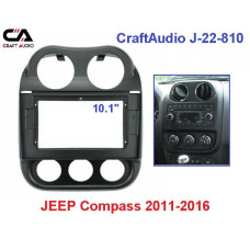 Перехідна рамка CraftAudio J-22-810 JEEP Compass 2011-2016 10"