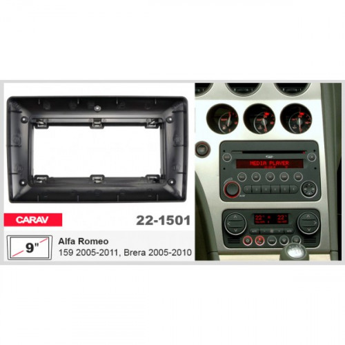 Перехідна рамка Alfa Romeo159, Brera Carav 22-1501 – CARAV – Alfa Romeo <br><br> Купити в CarAuto – Хіт продажів – Можлива адресна доставка – Доступна розстрочка – Сервісна підтримка 
