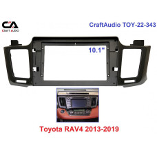 Перехідна рамка CraftAudio TOY-22-343 TOYOTA RAV4 2013-2019 10.1"