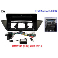 Перехідна рамка CraftAudio B-008N BMW X1 (E84) 2009-2015 10" + проводка
