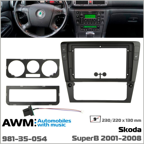 Перехідна рамка AWM Skoda SuperB (981-35-054)