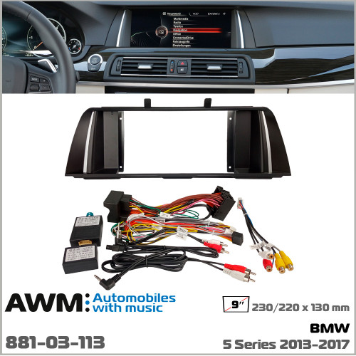 Перехідна рамка AWM BMW 5 Series (881-03-113) – AWM – BMW <br><br> Купити в CarAuto – Оригінальна якість – Доставка Новою Поштою – Оплата онлайн – Сервісна підтримка 