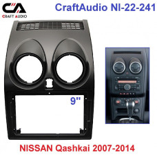 Перехідна рамка CraftAudio NI-22-241 NISSAN Qashkai 2007-2014 9"