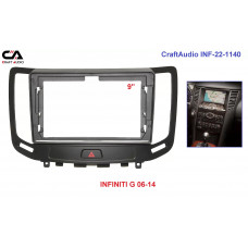 Перехідна рамка з проводкою CraftAudio INF-22-1140 INFINITI G 06-14 9"