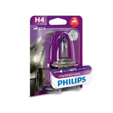 Галогенова лампа PHILIPS 12342CTCBW CITYVISION MOTO +40% H4 60/55W P43t 12V 1pcs/bli