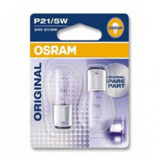 Комплект галогенових ламп OSRAM 7537-02B P21/5W 24V BAY15d 10X2 Blister