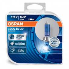 Комплект галогенових ламп OSRAM 62210CBB Cool Blue Boostr H7 80W 12V PX26D 10X2 HardDuopet