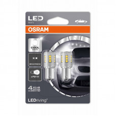 Комплект світлодіодних ламп OSRAM  7456CW P21W 12V BA15s 6000K Standart Premium 2 шт. blister