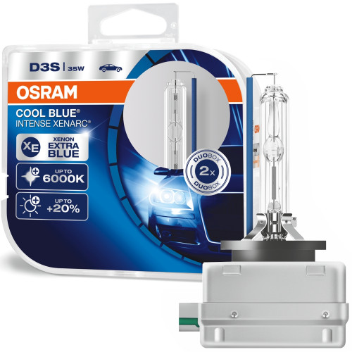 Комплект ксенонових ламп OSRAM 66340CBI-DUO CoolBlueIntense D3S 85V 35W PK32d-5 XENARC HardDuopet