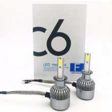 Комплект світлодіодних ламп C6 HeadLight H3 12v COB