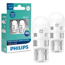 Комплект світлодіодних ламп PHILIPS 11961ULWX2 T10 6000K 12V B2