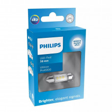 Світлодіодна лампа Philips 11854CU60X1 White Ultinon Pro6000 12V C5W 38mm 6000K 1 шт. blister