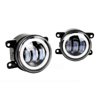 Комплект протитуманних LED фар StarLight SB-350+DRL D=90мм біле світло (Renault, Citroen, Ford, Mitsubishi, Opel, Peugeot, Subaru)