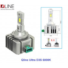 Комплект світлодіодних ламп Qline Ultra D3S 6000K (2шт)