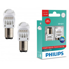 Комплект світлодіодних ламп PHILIPS 12836REDB2 P21/5W 12V RED B2