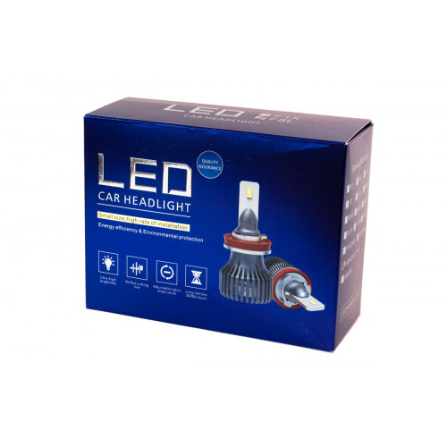 Комплект світлодіодних ламп HeadLight F1X HB3 (P20d) 52W 12V 8400Lm 
з активним охолодженням (збільшена світловіддача)