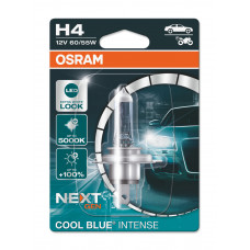 Галогенова лампа Osram H4 12V 60W P43t Cool Blue Intense Next Gen +100% 1 лампа (64193CBN-01B)