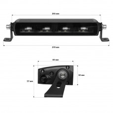 Світлодіодна фара-люстра StarLight 40watt 10-30V IP68 (SL47-40W)