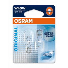 Комплект галогенових ламп OSRAM 921-02B W16W 12V W2,1X9,5 2X10 Blister