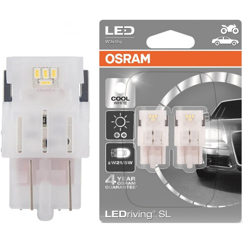 Комплект світлодіодних ламп OSRAM  7515DWP-02B W21/5W 6000K 12V