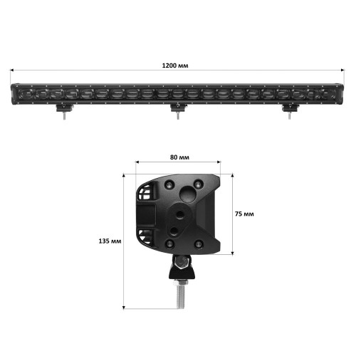 Світлодіодна фара-люстра StarLight 210watt 10-30V IP68 (lsb-lens-210)