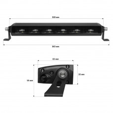 Світлодіодна фара-люстра StarLight 60watt 10-30V IP68 (SL47-60W)