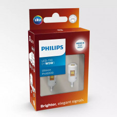 Комплект світлодіодних ламп Philips 24961CU60X2 W5W LED Ultinon Pro6000 24V W2,1x9,5d white