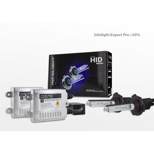 Комплект ксенона Infolight Expert Pro обманка HВ3 9005 5000K+50%