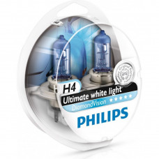 Комплект галогенових ламп PHILIPS 12342DVSP H4 60/55W P43t 12V Diamond Vision