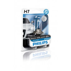 Галогенова лампа PHILIPS 12972WHVB1 H7 12V 55W PX26d WhiteVision +60%(4300K)