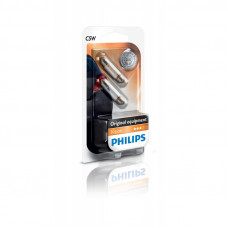 Комплект галогенових ламп PHILIPS 12844B2 C5WX35mm 12V 5W SV8,5 2 шт. blister