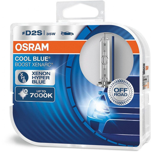 Комплект ксенонових ламп OSRAM 66240CBB-DUO COOL BLUE BOOST D2S 85V 35W P32d-2 XENARC комплект