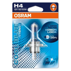 Галогенова лампа OSRAM H4 64193CBI-01B Cool Blue Intense 60/55W P43T 12V 10X1 Blister