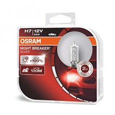 Комплект галогенових ламп OSRAM 64210NBS Night Breaker Silver +100 H7 12V 55W PX26d 10X2 HardDuopet