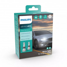 Комплект світлодіодних ламп PHILIPS H8/H11/H16 11362U51X2 LED Ultinon Pro5100 +160% 12/24V