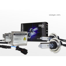 Комплект ксенона Infolight +50% H7 4300K