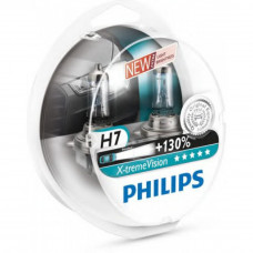 Комплект галогенових ламп PHILIPS 12972XVS2+ H7 12V 55W PX26d X-treme Vision+130%