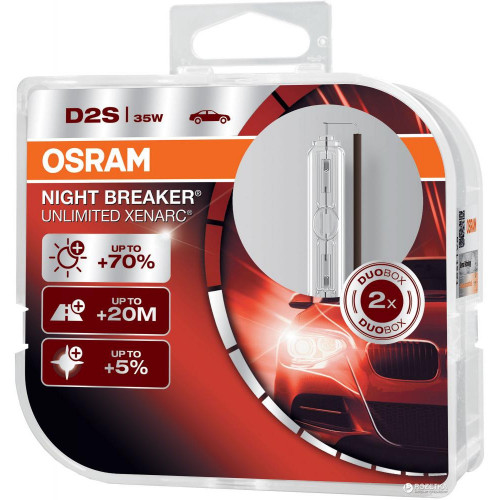 Ксенонова лампа OSRAM 66240XNB-HCB2 NightBreakerUnlimited +70% D2S 85V 35W P32d-2 XENARC