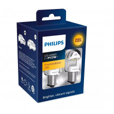 Комплект світлодіодних ламп PHILIPS 11498XUAXM X-tremeUltinon gen2 PY21W 12V BAU15s (2 шт.)