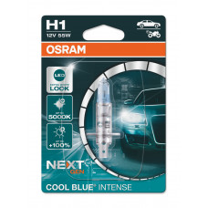 Галогенова лампа Osram H1 12V 55W P14.5s Cool Blue Intense Next Gen +100% 1 лампа (64150CBN-01B)