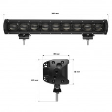 Світлодіодна фара-люстра StarLight 90watt 10-30V IP68 (lsb-lens-90W)