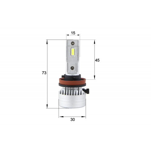 Комплект світлодіодних ламп Sho-Me F4 H11 40W